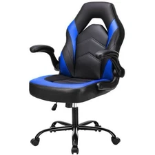 Ergonomic Office Computer Home Gaming Desk Adjustable Leather Racing Chair