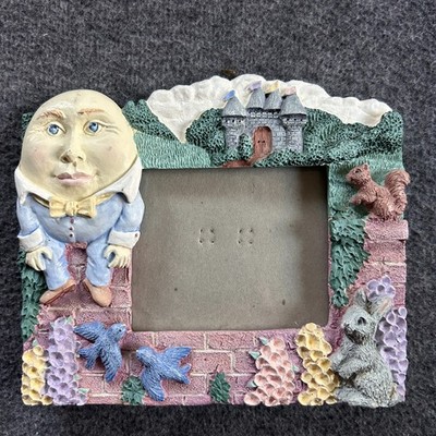 Humpty Dumpty Picture Frame Nursery Child Photo Frame 3D Free Standing Resin