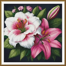 Creative Сross Stitch Embroidery Kit "A blooming paradise" Nova Sloboda