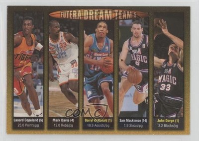 1996 NBL Futera Dream Team Darryl McDonald Lanard Copeland Mark Davis #5 je2