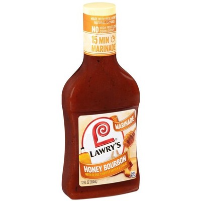 Lawry's Honey Bourbon Chipotle Marinade 12oz (Pack of 6)