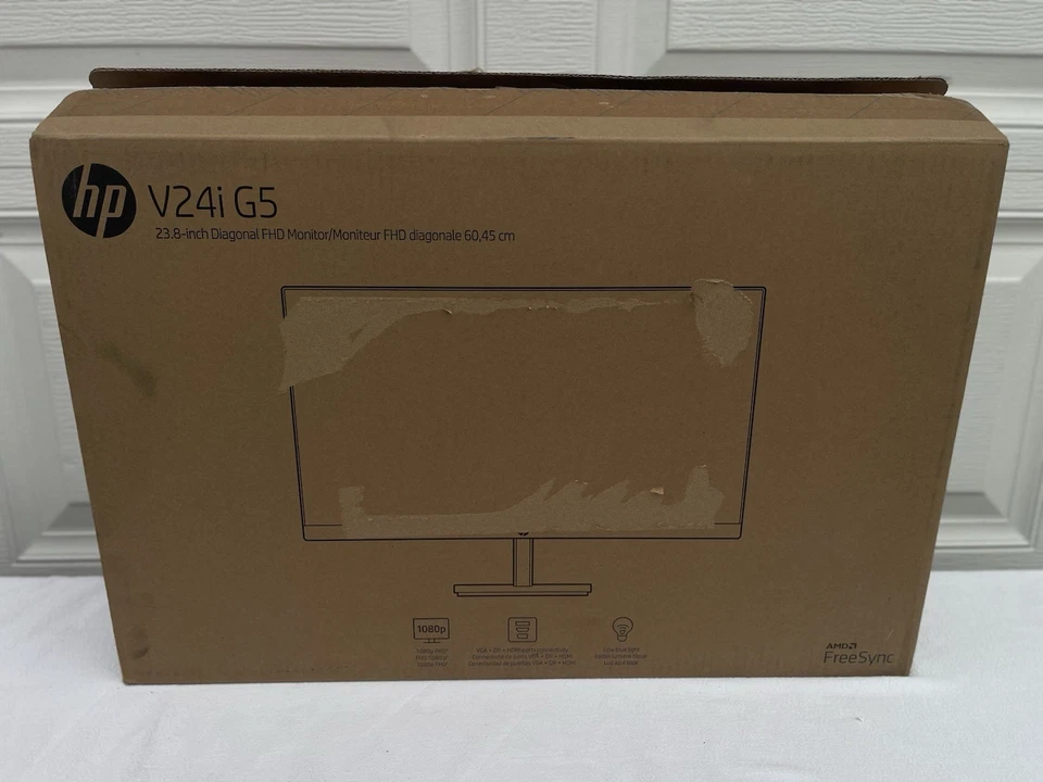 HP V24v G5 24" 1920 x 1080 75 Hz Monitor 5 ms VA LED N008476-001 - Image 2 of 4