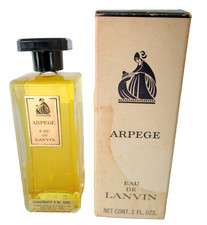 Vintage Arpege Eau De Lanvin - 2 Fl. Oz. Imported From France Perfume Ladies New