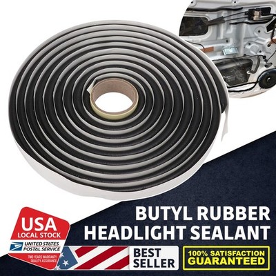 4M Butyl Tape Rubber Glue Adhesive Car Windshield Headlight Door Sealant Reseal