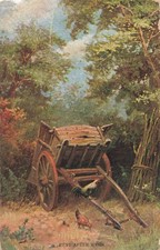 CART, REST AFTER WORK, RURAL, HARRY PAYNE - Art Postcard