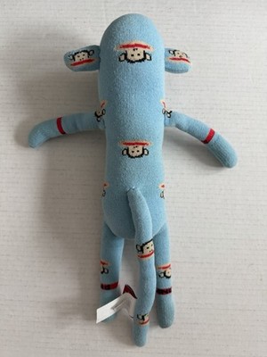 SMALL PAUL FRANK JULIUS BLUE SOCK MONKEY PLUSH DOLL 2004 VTG Y2K