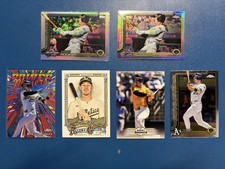 Brent Rooker Athletics (6) Card Lot! All-Star Foil Chrome A&G Power Players!