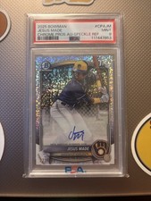 2025 Bowman - Chrome Prospect Autographs Jesus Made Speckle l /299 PSA 9