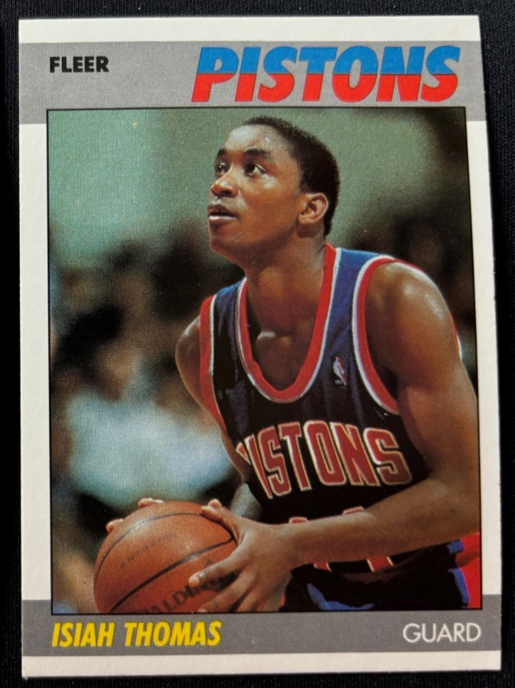 ISIAH THOMAS 1987-88 FLEER DETROIT PISTONS