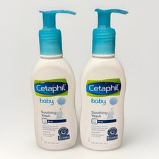 Cetaphil Baby Soothing Wash Body Cleanser 5 oz Pump Bottle Pack of 2 