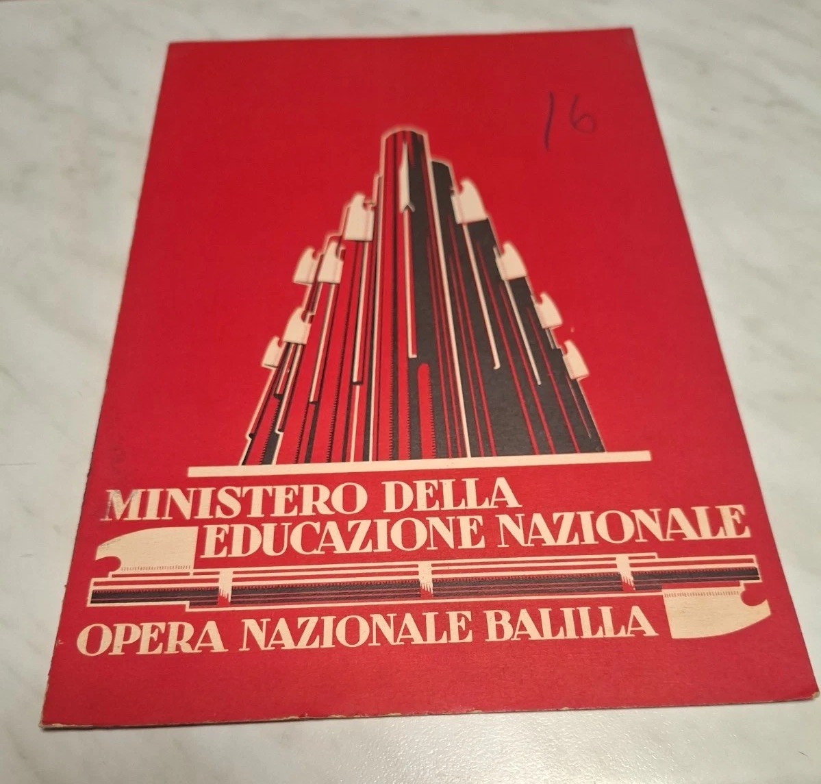 PAGELLA SCOLASTICA OPERA NAZIONALE BALILLA 1929/30 OTTIME CONDIZIONI