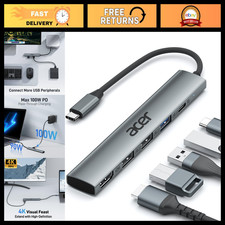 5-in-1 USB C Hub, 4K HDMI Output, 100W Power Delivery, 3 USB A Ports, Multi-Devi