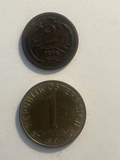 LOT OF TWO (2)  AUSTRIAN COINS