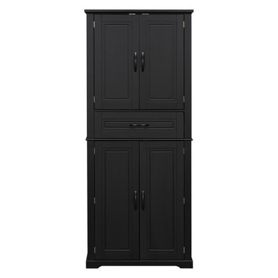 [Video] Bathroom Storage Cabinet with Multi-Functional Storage Space, Drawer