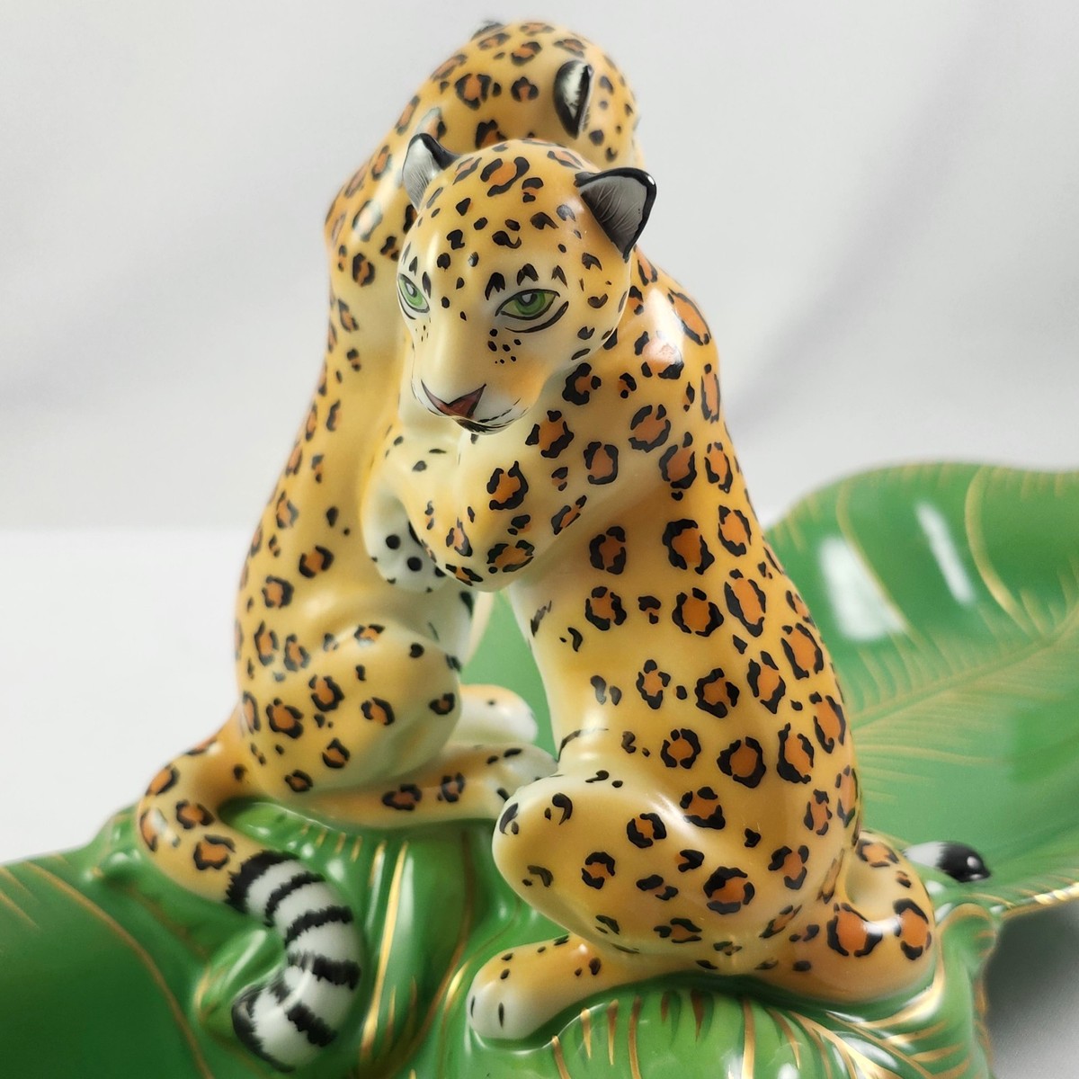 A LYNN CHASE DESIGNS PORCELAIN 'JAGUAR JUNGLE' PATTERN PART DINNER-SERVICE, MODERN, BLACK PRINTED FACTORY MARKS | Christie's