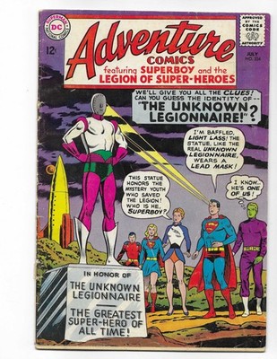 Adventure Comics 334 1965 DC Comics VG- 3.5 Superboy Brainiac 5 Supergirl Mon-El