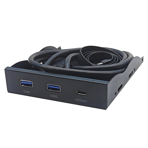 USB3.2 GEN2 TYPE-C 3.5-Inch Floppy Front Panel 2 Port USB3.2 + 1 Port USB36535 - Afbeelding 6 van 7