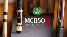 MCDERMOTT 50TH ANNIVERSARY CUE LTD #26/50 USA MADE 3/8X10 SHIPS FREE FREE CASE
