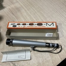 VINTAGE SEARS 10-30 POWER ZOOM TELESCOPE 4410 MODEL 3 ZOOOOM DISCOVERER SCOPE