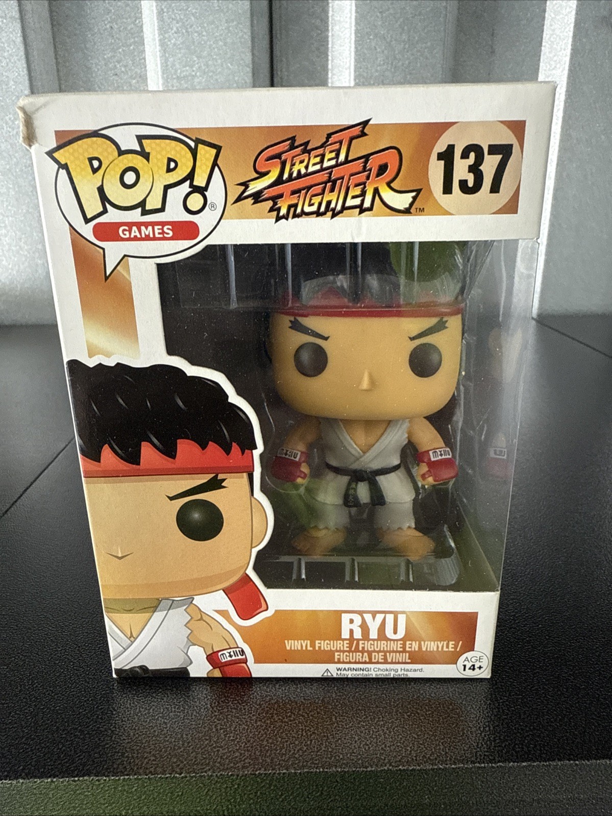 Funko Pop! Games Street Fighter Ryu #137 Vinyl Figure Damaged Box See Pics