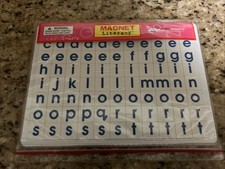 Dowling Magnets Fun with Letters Magnet Activity Set, Blue. Alphabet Literacy
