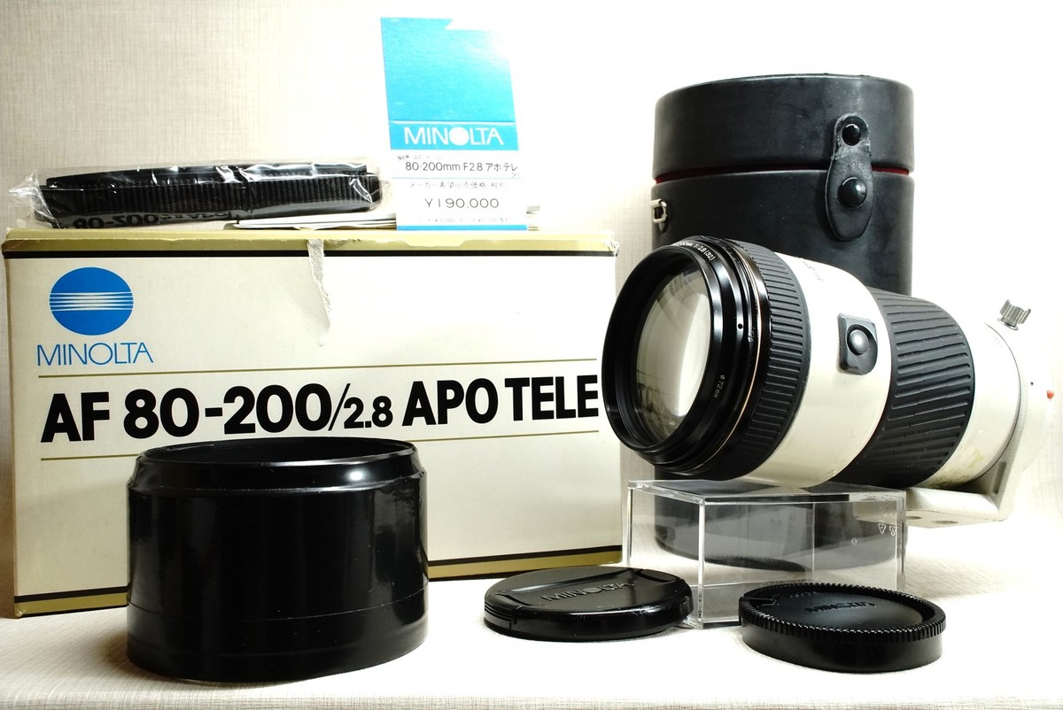 Exc+3 w/ Box] MINOLTA AF APO High Speed 80-200mm F2.8 Tele