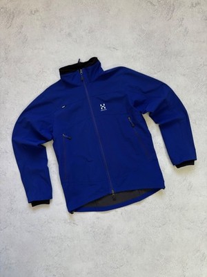 Haglofs Mens Blue Navy Windstopper Full Zip Jacket Size M