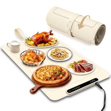 Food Warming Mat,Electric Warming Tray Food Warmer with Adjustable Temperatur...