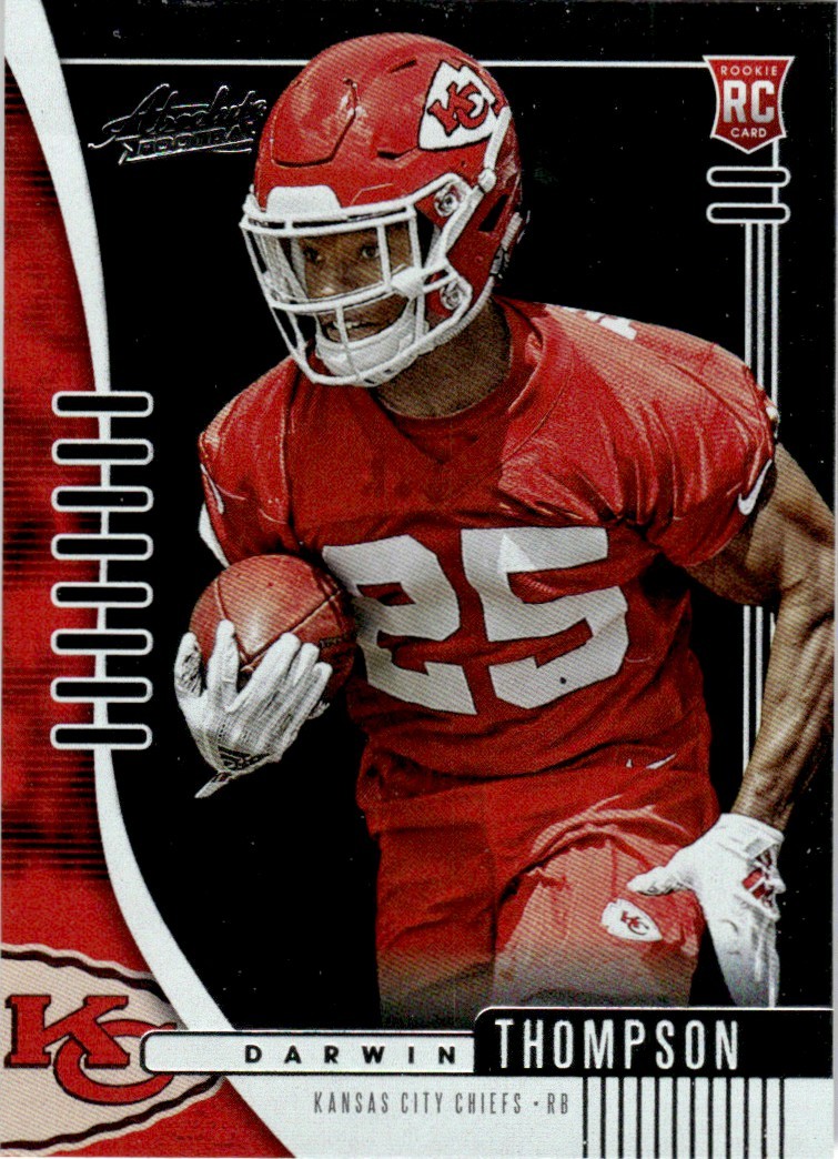 2019 ABSOLUTE DARWIN THOMPSON RC #165 RC KANSAS CITY CHIEFS 823