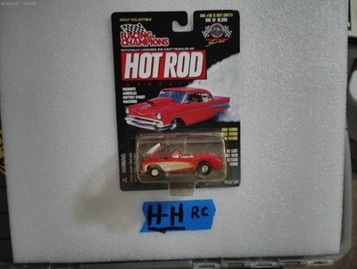 RACING CHAMPIONS 1957 RED CHEVY CORVETTE HOT ROD DRAG RACING SERIES
