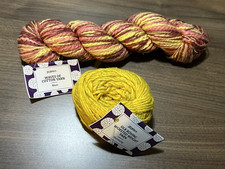 Darn Good MIX LOT Yarn 2 COLORS Cotton Silk. ...