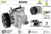Valeo Kompressor, Klimaanlage 699495 FüR Dacia