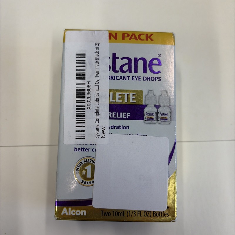 Systane COMPLETE Multi Symptom Dry Eye Relief. Twin Pack. Exp. 7/27