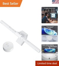 Monitor Light Bar Pro White, Eye-Care No Glare USB Computer Lamp, Stepless Di...