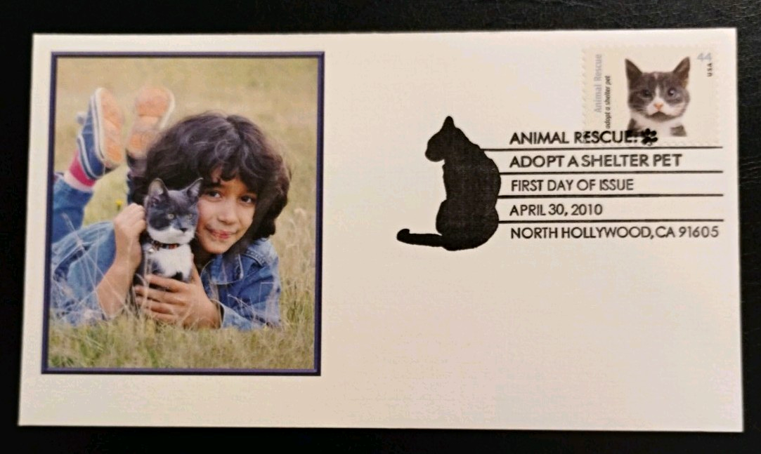 Fleetwood US Animal Rescue Adopt a Shelter Pet First Day of Issue Cover 44c 2010