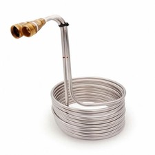 Immersion Wort Chiller Stainless Steel for Kitchen Brewing, Home Brewers