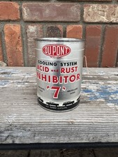 VINTAGE DU PONT COOLING SYSTEM ACID & RUST INHIBITOR AUTOMOTIVE CAN UNOPENED USA