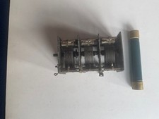Condensatore Variabile Vintage Radio d'Epoca + Fusibile Originale