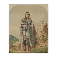 William Henry Holmes - Chief Joseph of the Nez Perce - ca.1880 - Canvas Wall Art