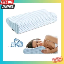 Neck Pillow for Sleeping, Ergonomic Cervical Neck Pillow for Neck Pain Relief...