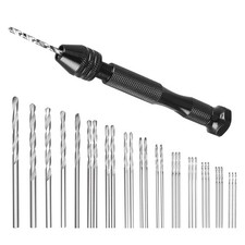 31-teiliges Mini Handbohrer Set mit Präzisionsbohrern für DIY Projekte