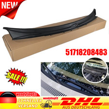 Windlauf Scheibenwischer 51718208483 f&uuml;r BMW 3er Touring E46 M3 Black Vorne Auto