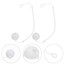 5 Pcs Anti-theft Desk Pen Lanyard Anti-lost Holder with Spring Rope