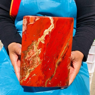 17.95LB  Natural Red jasper Quartz Crystal mineral specimen Healing Decoration