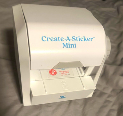 Xyron Create-A-Sticker Mini Sticker Maker, White, Model XRN250-CFTENX