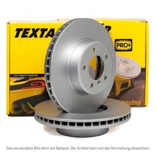 TEXTAR Bremsscheiben Satz Ø 300mm für BMW Z4 E89 sDrive18-30i hinten 34216782605