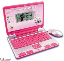 Image of VTech Challenger Laptop Pink Educational Kids Computer Toy (Pink)