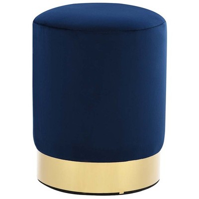 vidaXL Hocker Dunkelgrün und Golden Samt 28 x 36 cm