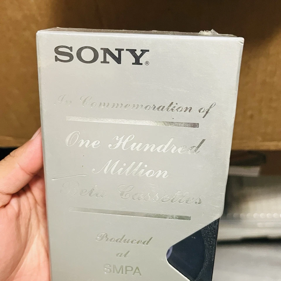 SONY Beta Tape SMPA Factory Employee Gift Rare L500 Collectible Blank Betamax - Image 2 of 4