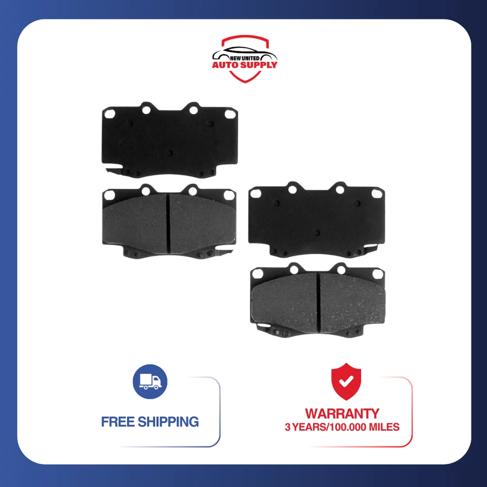 Juego de pastillas de freno delanteras semi-metálicas para Toyota Hilux 2006-2008 1999-2004 Toyota Tacoma Foto 2 de 4